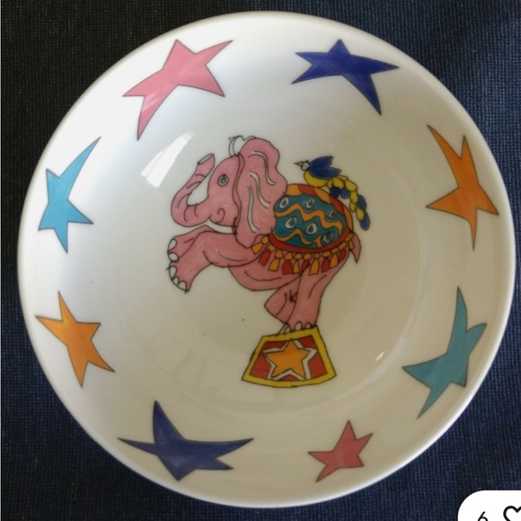 Tiffany & Co. “Fantasy”MUG, BOWL, and PLATE TRIO ~ Gene Moore ~1997 Tiffany & Co - Picture 8 of 8